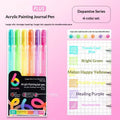 【MAX-55】1 Set Multi-Color Gel Pen Student Neutral Pen 6