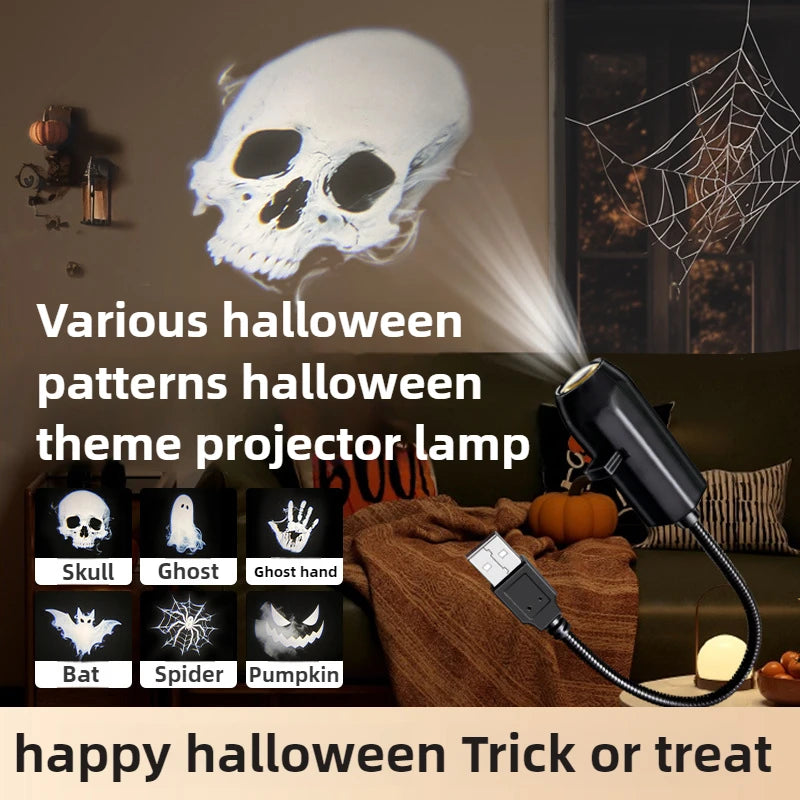 Halloween Projector Decor