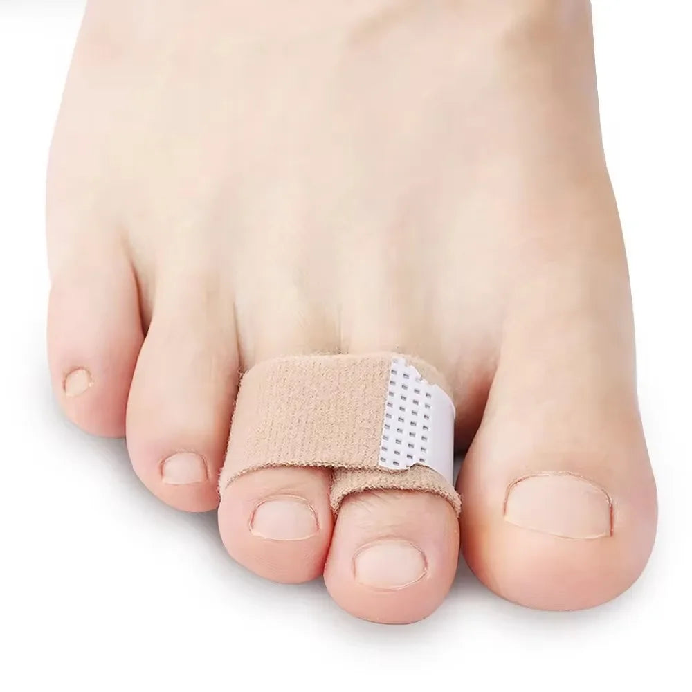 1/2/5/10Pcs Hammer Toe Straightener Toe Splints Bandages for Correcting Hammertoe Crooked & Overlapping Toes Protector