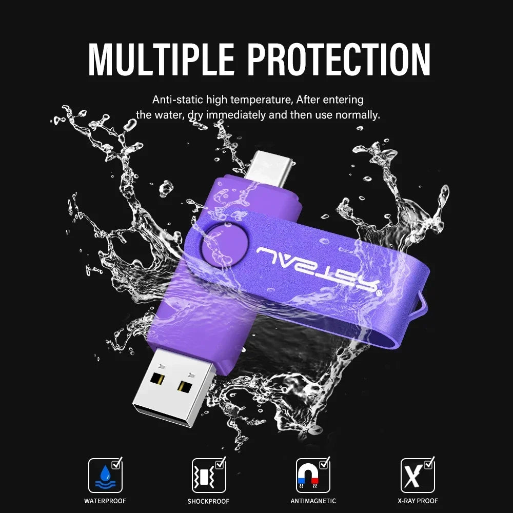 TYPE-C USB Flash Drive 128GB Real Capacity Pen Drive