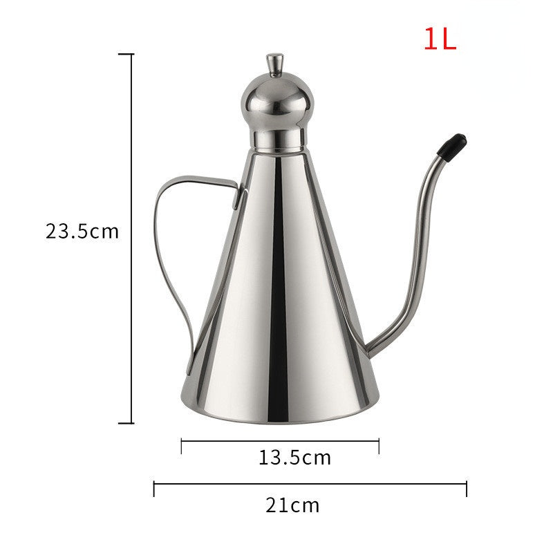 Condiment Storage Container Stainless Steel Olive Oil Vinegar Dispenser Seasoning Condiment Bottles Kitchen Accessories