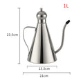 Condiment Storage Container Stainless Steel Olive Oil Vinegar Dispenser Seasoning Condiment Bottles Kitchen Accessories