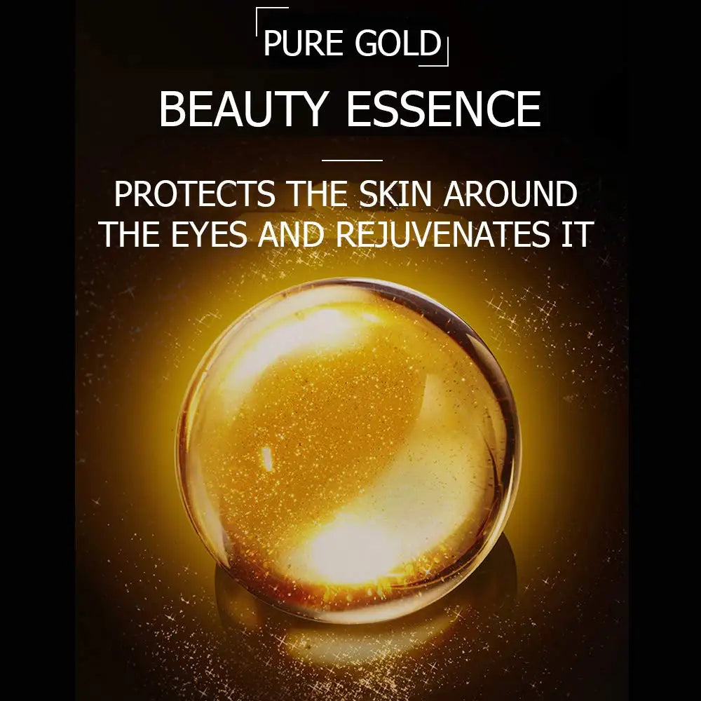 24k Black Gold Caviar Eye Cream Anti Dark Circles Eye Bags Firming Anti Aging  Moisturizing Eyes Skin Care For All Skin Types