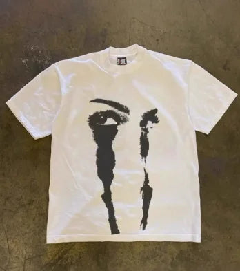 Couple Matching Abstract Eye-Print T-Shirts