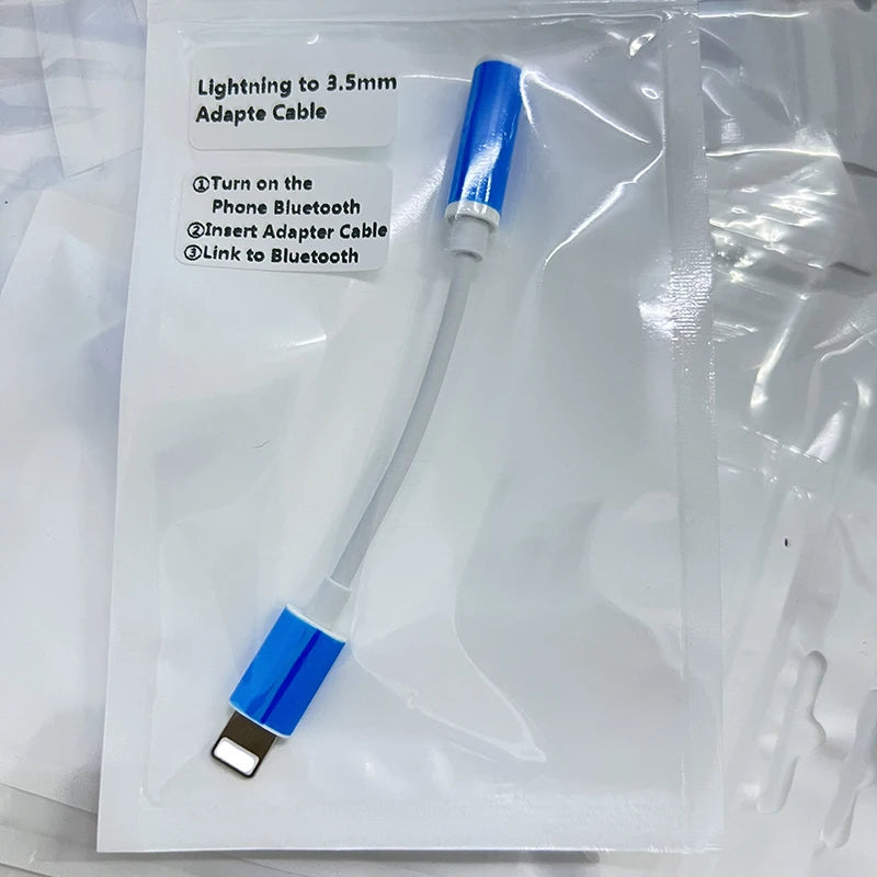 Lightning/USB Type-C to 3.5mm Jack Audio Adapter, OTG Aux Cable Converter for iPhone & Cellphones, Electronics Accessories