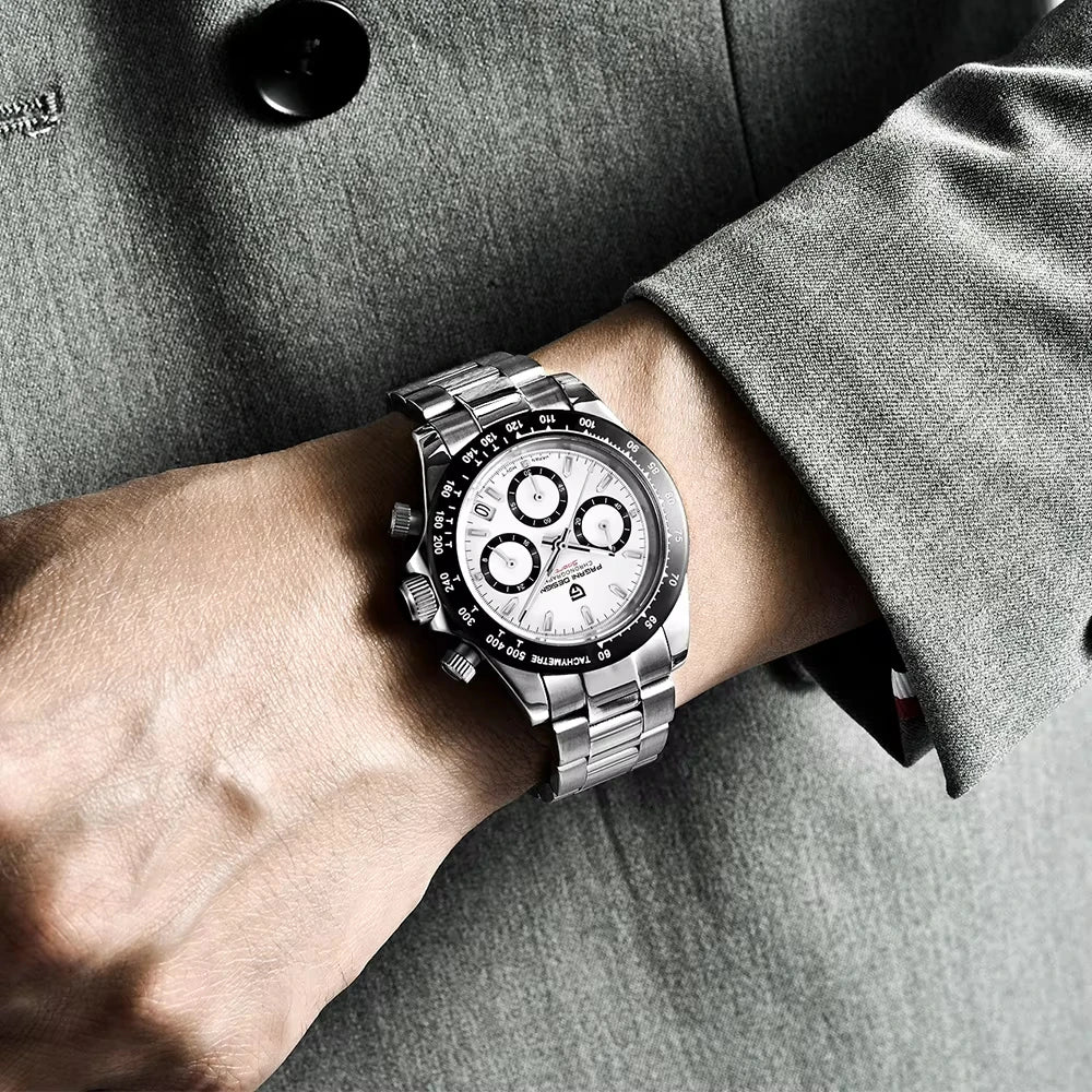 PAGANI DESIGN PD1644 Men's VK63 Quartz Chronograph Watch Sapphire