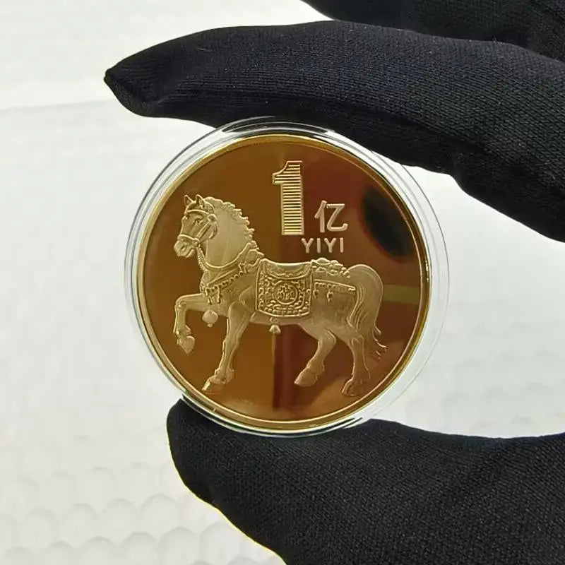 1PC  Metal Collection 2026 New Year Souvenir 40mm Chinese Coins Lucky Animal Horse Collectible Coins