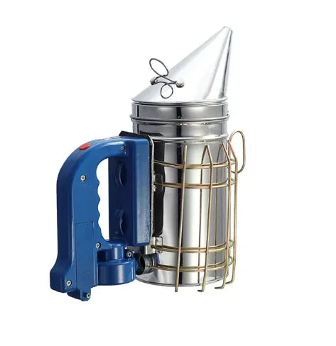 1 PC Stainless Steel Manual Bee Hive Smoker Transmitter Kit With Galvanized Sheet Beekeeping Tool Apiculture Smoke Sprayer
