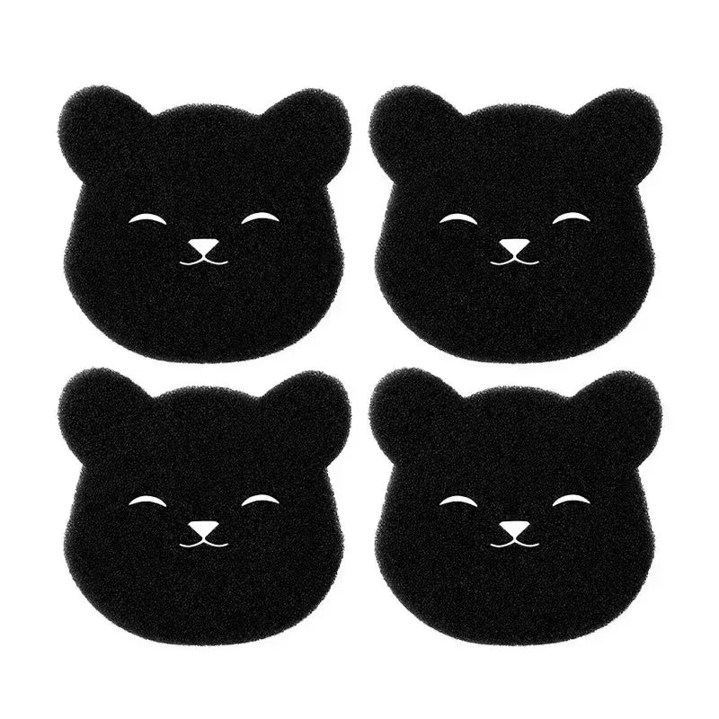 4-8Pcs Pet Hair Remover Bear Shape Laundry Balls Washing Machine Lint Catcher Reusable Clothes Sofa Cat Dog Fur Cleaning Sponge