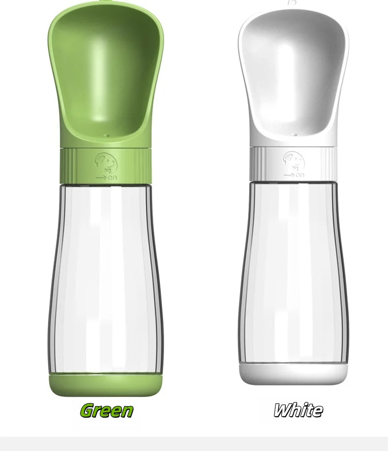 2In1 Portable Dog Water Bottle With Food Container For Small Large Dogs Cat Pet Outdoor Drinking Bowl Golden Retriever Supplies