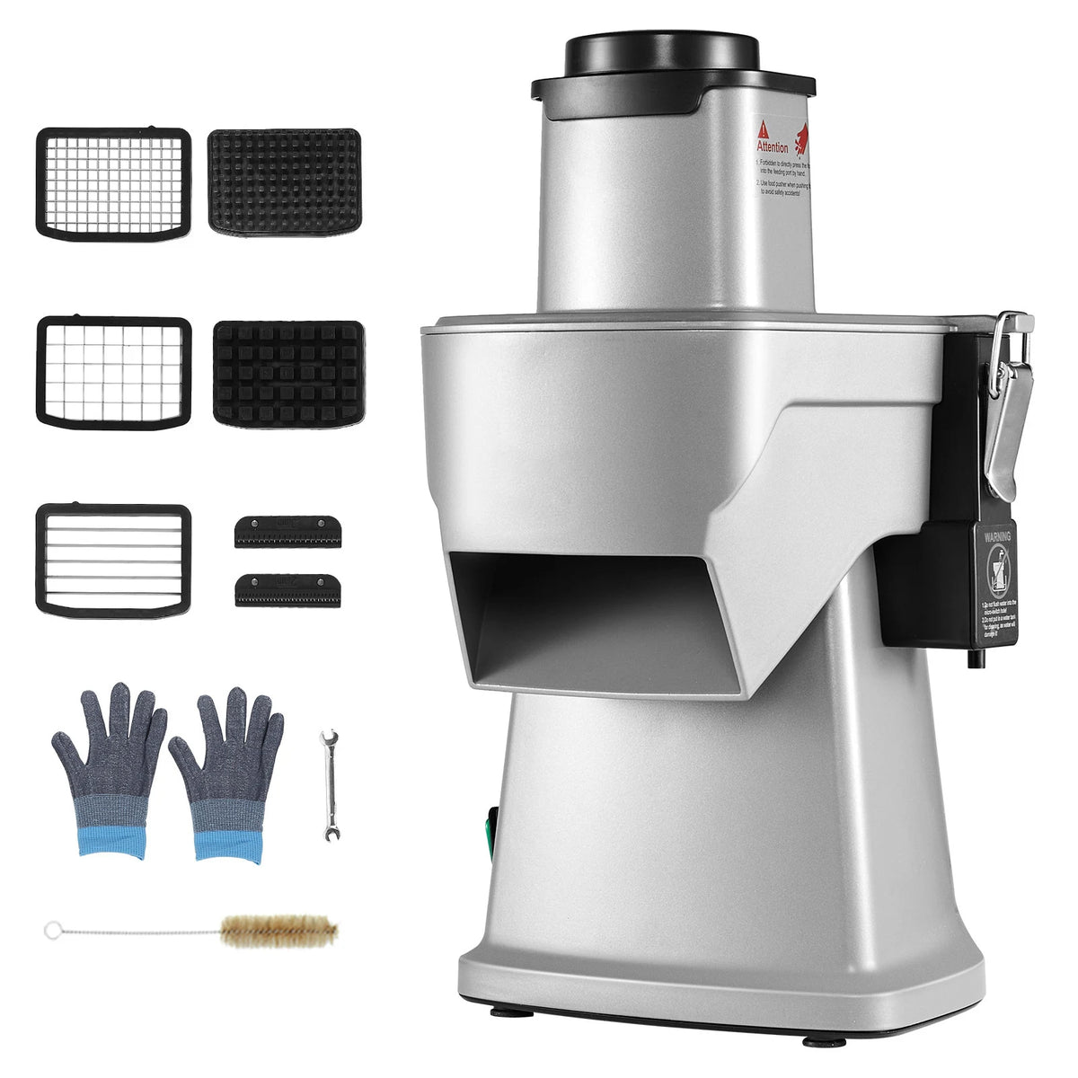 SucceBuy Electric Vegetable Slicer 4 in 1 Multifunctional Food