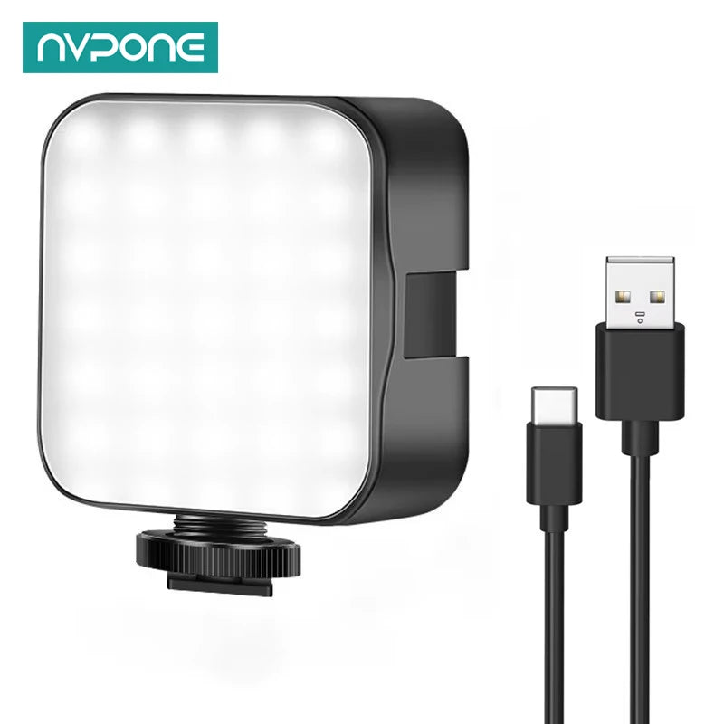 6500K Led Video Light Camera Fill Lights Rechargeable Fill