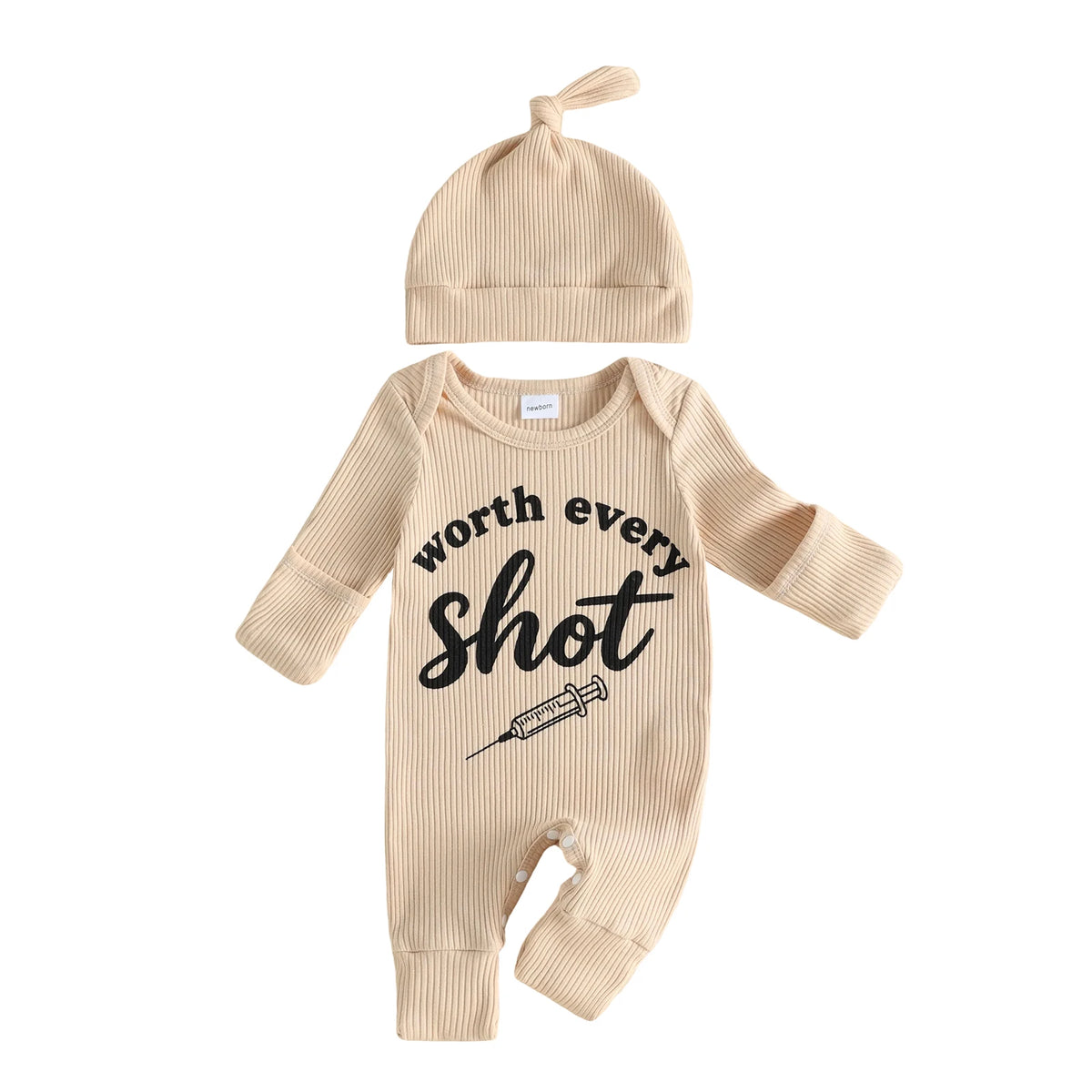 Baby Clothing Boy Autumn Fall Ribbed Romper Letter Prints
