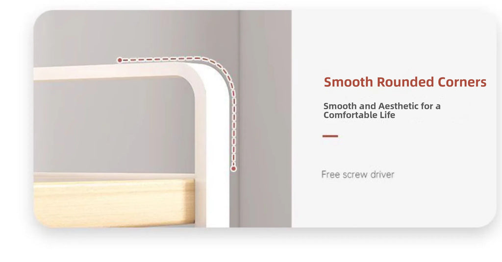 Multi-Layer Desk Organizer Rack Office Computer Table Storage Shelf Student Desktop Storage Bracket Layered Cabinet