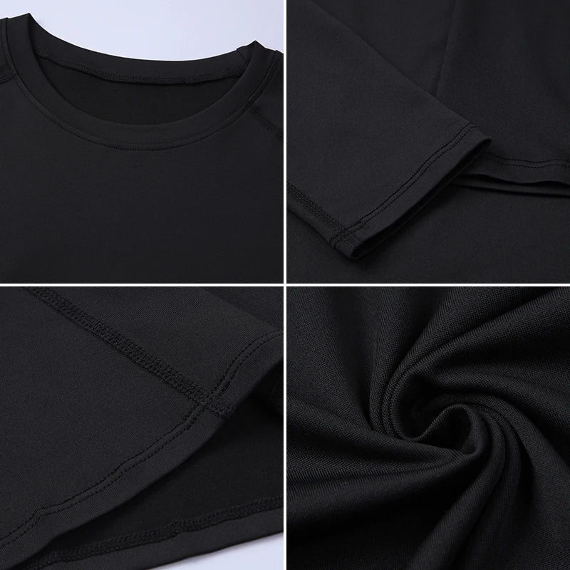 Men's Long-Sleeve Compression Running Top