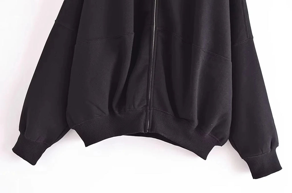 HH Women's Winter Warm Fleece Lined Zipper Jacket Sweatshirt Set Fashionable Stretch High Waist Women's Pants 2-piece Set