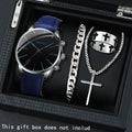 Set, Casual Men's Watchs Men's Watch Set Quartz Watch