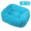 Dog Bed Super Soft Washable Long Plush Pet Kennel Deep Sleep Dog House Velvet Mats Sofa Pet Cat Bed For Dog Basket
