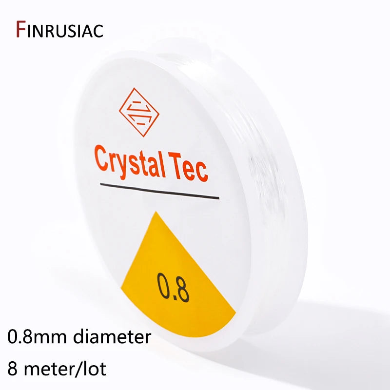 0.4-1.0mm Elastic Cord String Transparent Crystal Elastic Line