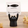 Cute Cartoon Memo Clips Kawaii Card Holder Message Note Photocards Holder Stand Desk Organizer Korean Stationery Office Supplies