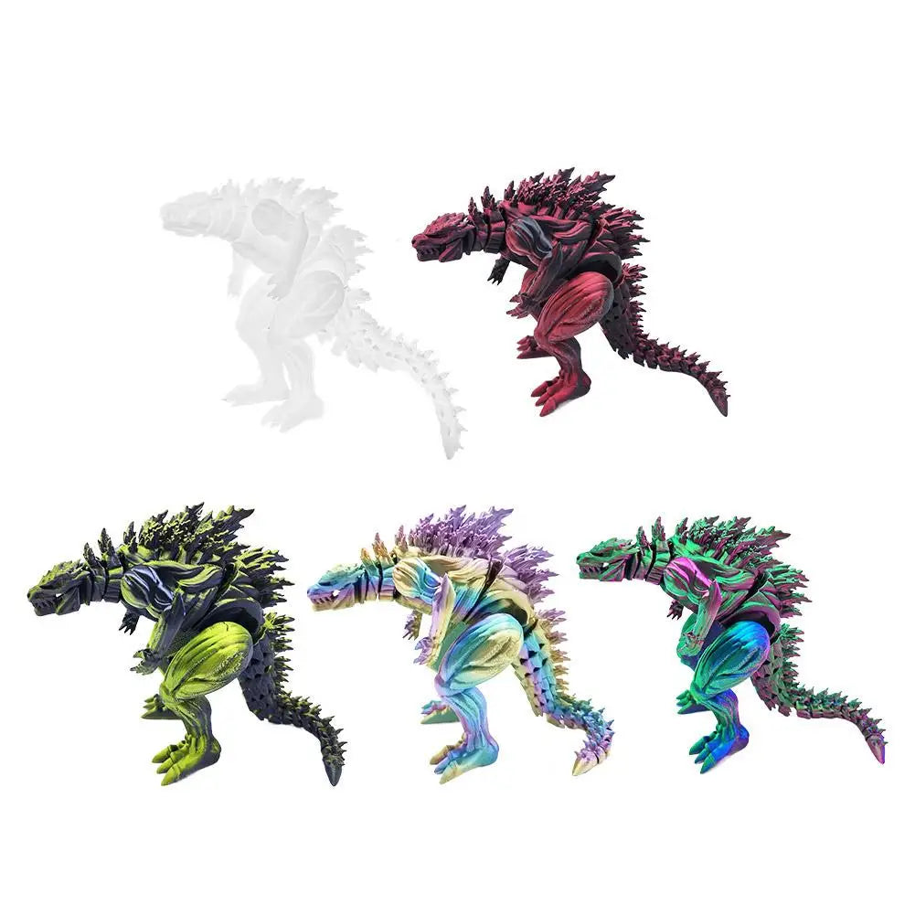 3D Printed Dragon Ornament Desktop Ornament 3D Big Mouth