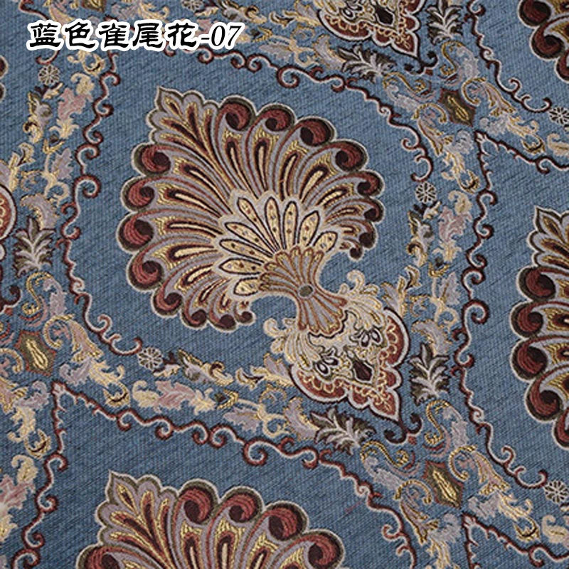 Jacquard Chenille Sofa Fabric European Style High Precision for Upholstery Home Decor Drapery Covers By Meters