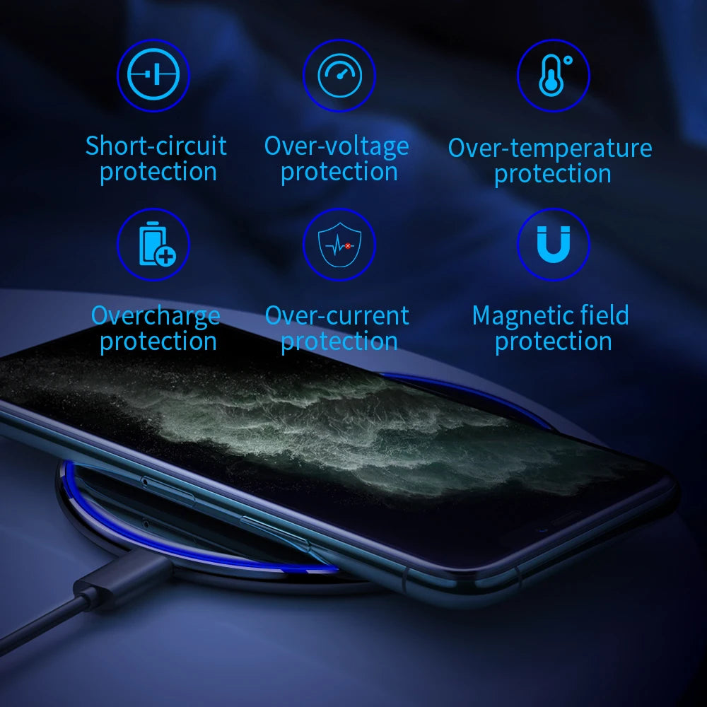 15W Type-C Wireless Charger Pad Receiver Kit For Samsung S20 S10 S9 S8 Wireless Adapter Coil For iPhone13 11 Pro 8 7 6S 6 5