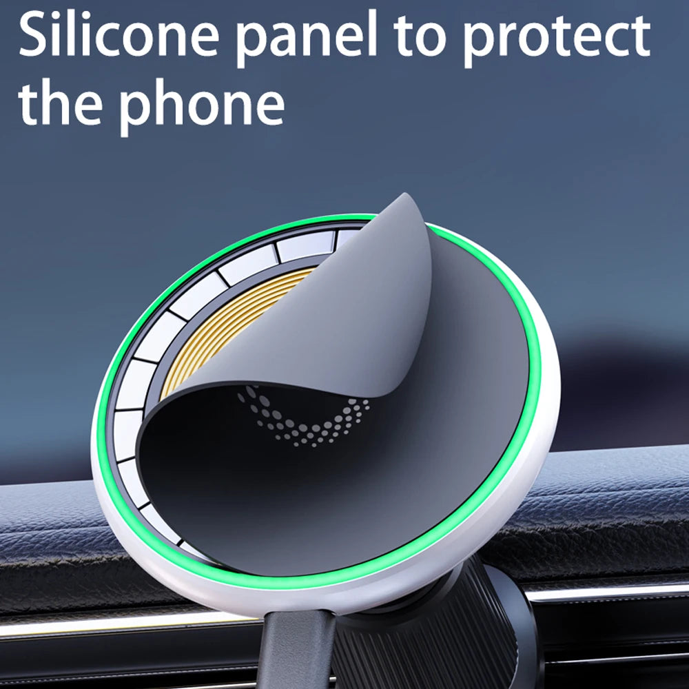 For Volvo EX30 2025 Car Phone Holder Mobile Phone Wireless Charger Stand Magnet Mount Car MagSafe Mounts for EX30 Accessories