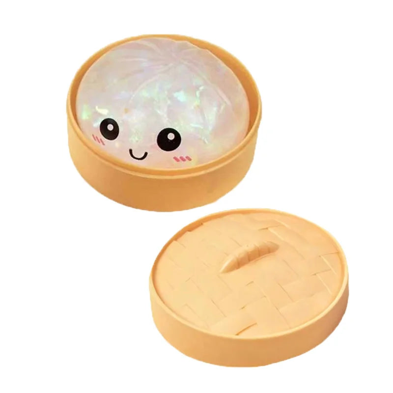 Simulation Flash Dumpling Pressure Ball Slow Rebound Soft Pinch Decompression Office Home Decorat Children Adults Birthday Gifts
