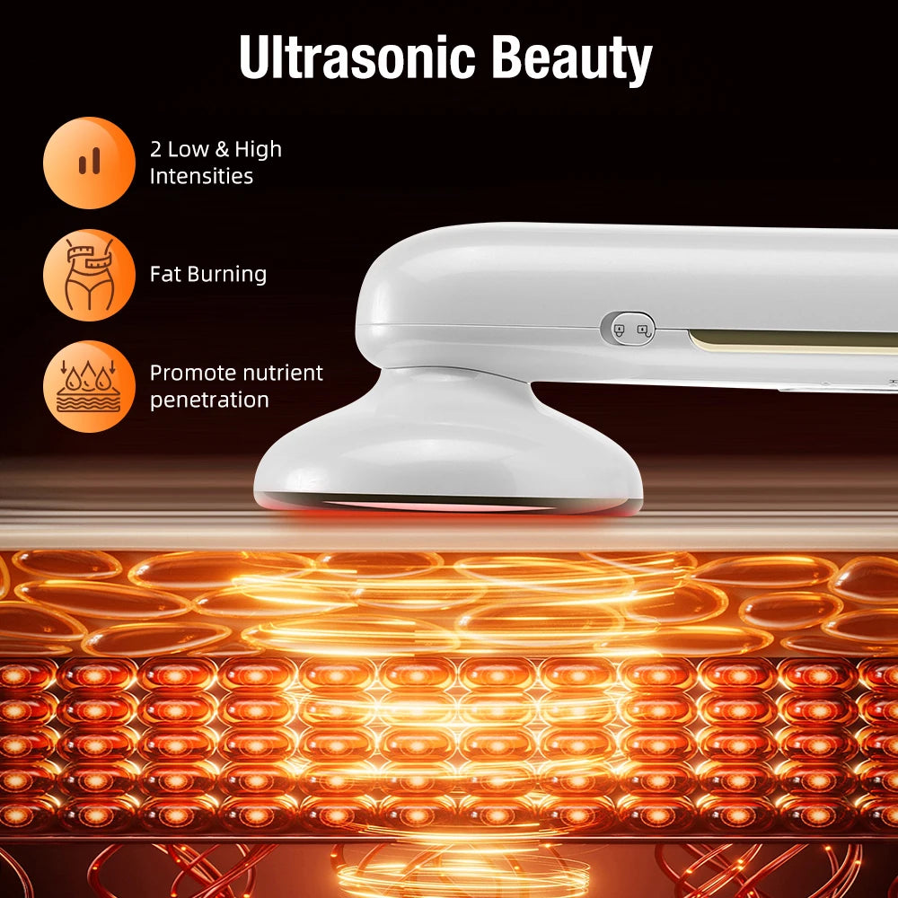 EMS Facial Beauty Device Ultrasonic Skin Care Machine Infrared Face Massager 5 Modes 5 Intensity USB Rechargeable for Women