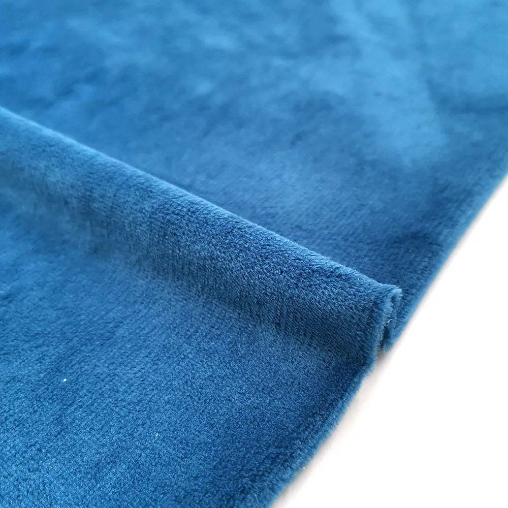 45x150cm Plain Short Plush Velvet Fabric for DIY Handmade Bedding Sheet Quilting Sewing Clothes Coat Lining Sofa Cover Bag Decor