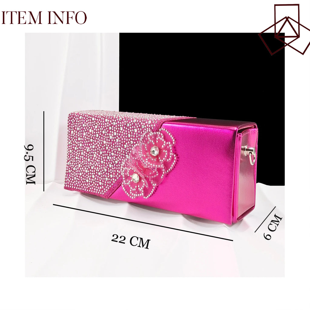 African-Inspired Evening Heel and Clutch Set
