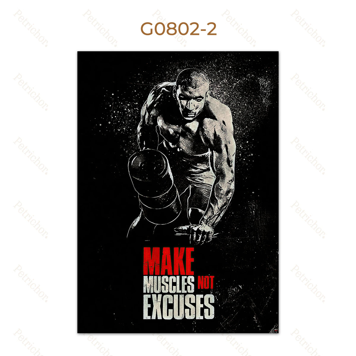 Muscle Motivation Inspirational Quotes Bodybuilding Wall Art Canvas Painting Posters Picture For Gym Fitness Office Home Decor