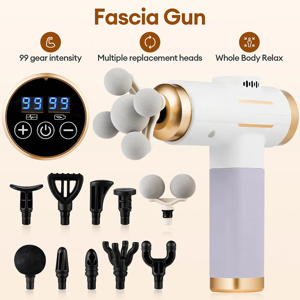 99-Level High-Frequency Massage Gun