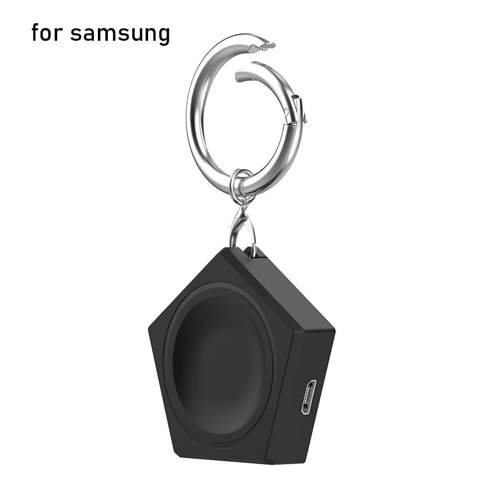 Portable Charger for Samsung Galaxy Ultra 2025/Watch 8/ 7/6 Classic/5/5 Pro/Active 2/Watch4/3 Magnetic Keychain Wireless Charger
