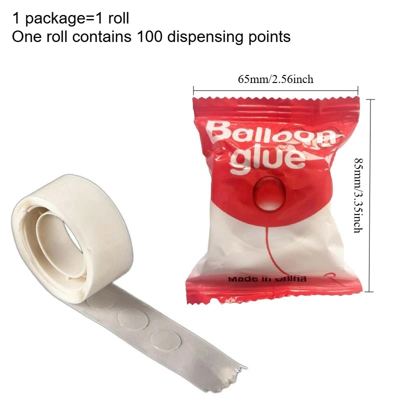 Balloon Mounting Tape Adhesive Dots Clear Sticky Stickers for