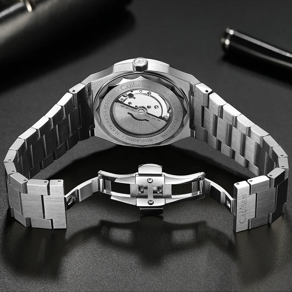 CADISEN Diver Watch Luxury Sapphire MIYOTA 8215 German Designer