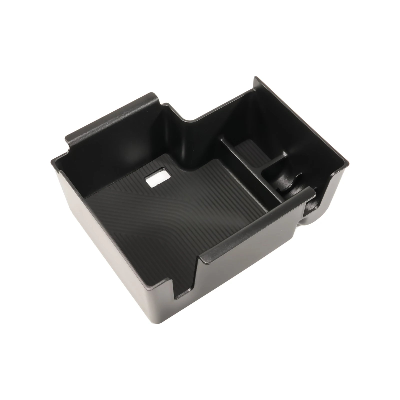 Car Armrest Storage Box Lower Center Console Organizer Cup Holder Storage Box Wireless Charger Panel Mat For KIA EV9 2024 2025
