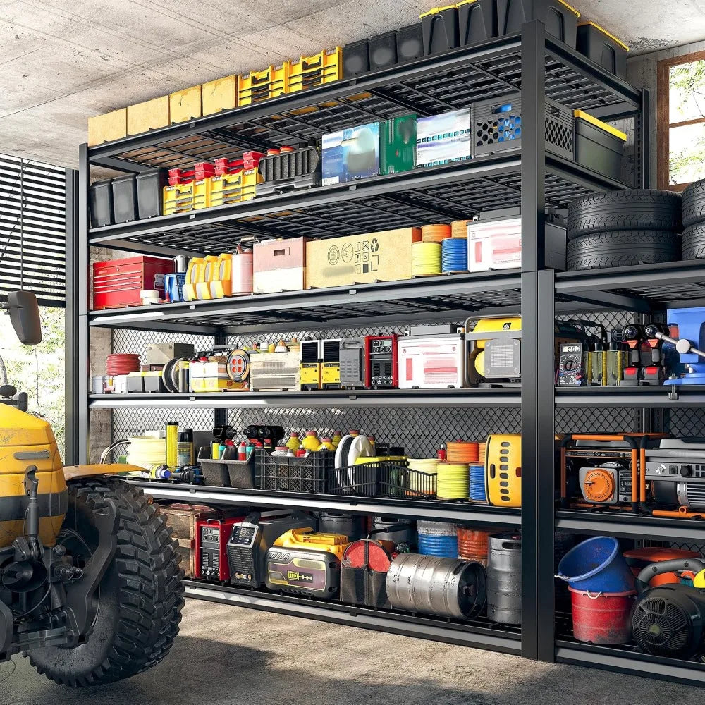 Heavy Duty 6 Tier Metal Garage Shelving Unit 60