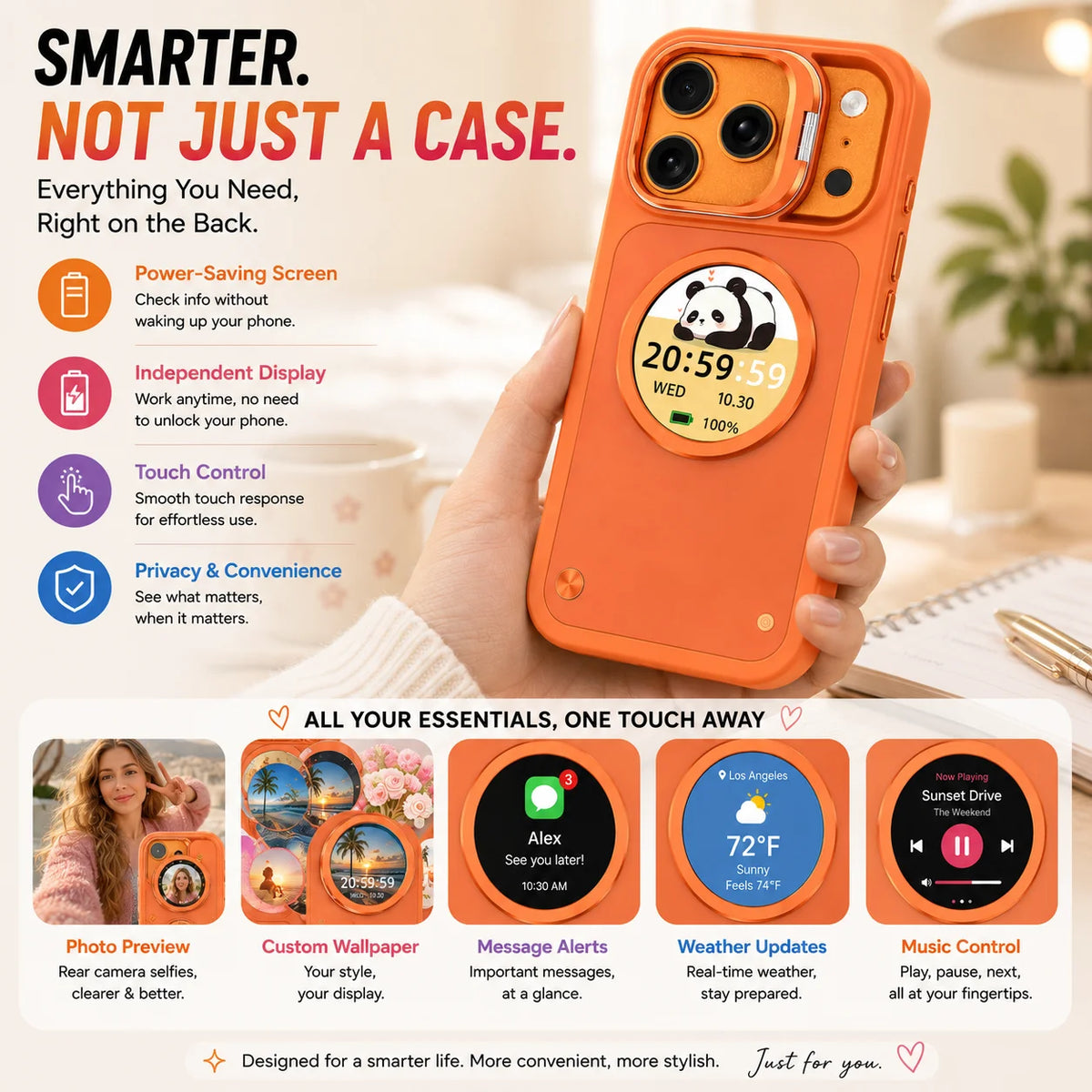 Smart Display Window iPhone Case