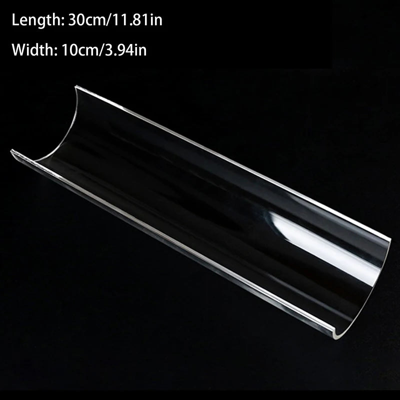 New Thickening 30CM Cake Roll Shaping Insert Mold U-shaped Transparent Retainer Semicircle Pastry Baking Kitchen Tool