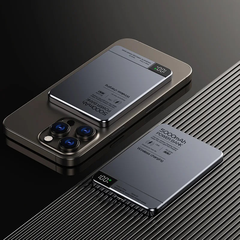 10000mAh Power Bank Magnetic Qi Wireless Charger PD20W Super Fast Charging Powerbank For Magsafe iPhone Samsung Huawei Xiaomi