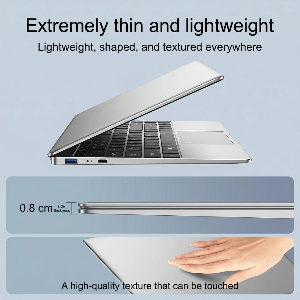 Ultra Slim Laptop 16GB 1024GB Intel 4405U Notebook Gamer