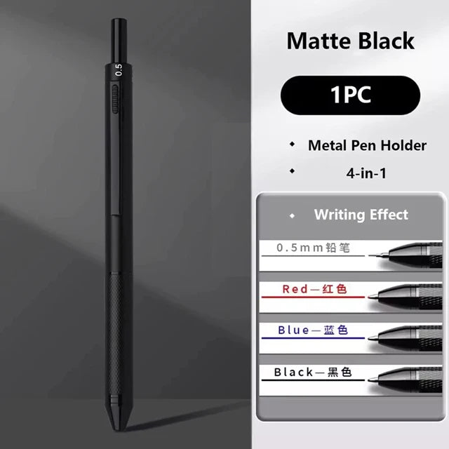 Multifunctional 4-color-in-one gravity-sensing pen metal ballpoint pen/Mechanical Pencil