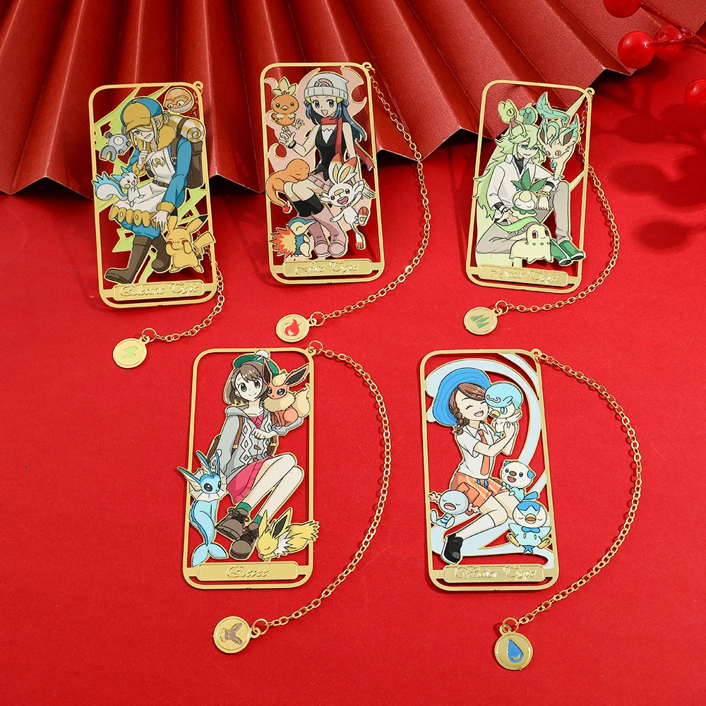 Cute Anime Pet Genie Book Mark Girl Fan Collection Metal Bookmarks Gift for Book Lover, Girl Book Accessories Reading Marker