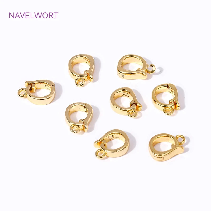 18K Gold Plated Hinged Necklace Enhancer