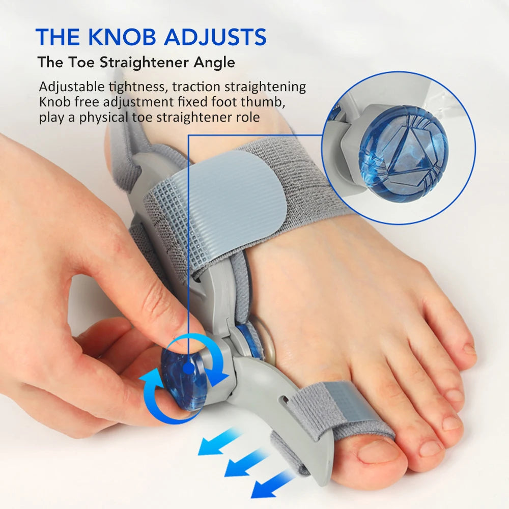 Bunion Splint Big Toe Straightener Hallux Valgus Correction Orthotics Foot Bone Thumb Adjuster Correction Bunions Corrector