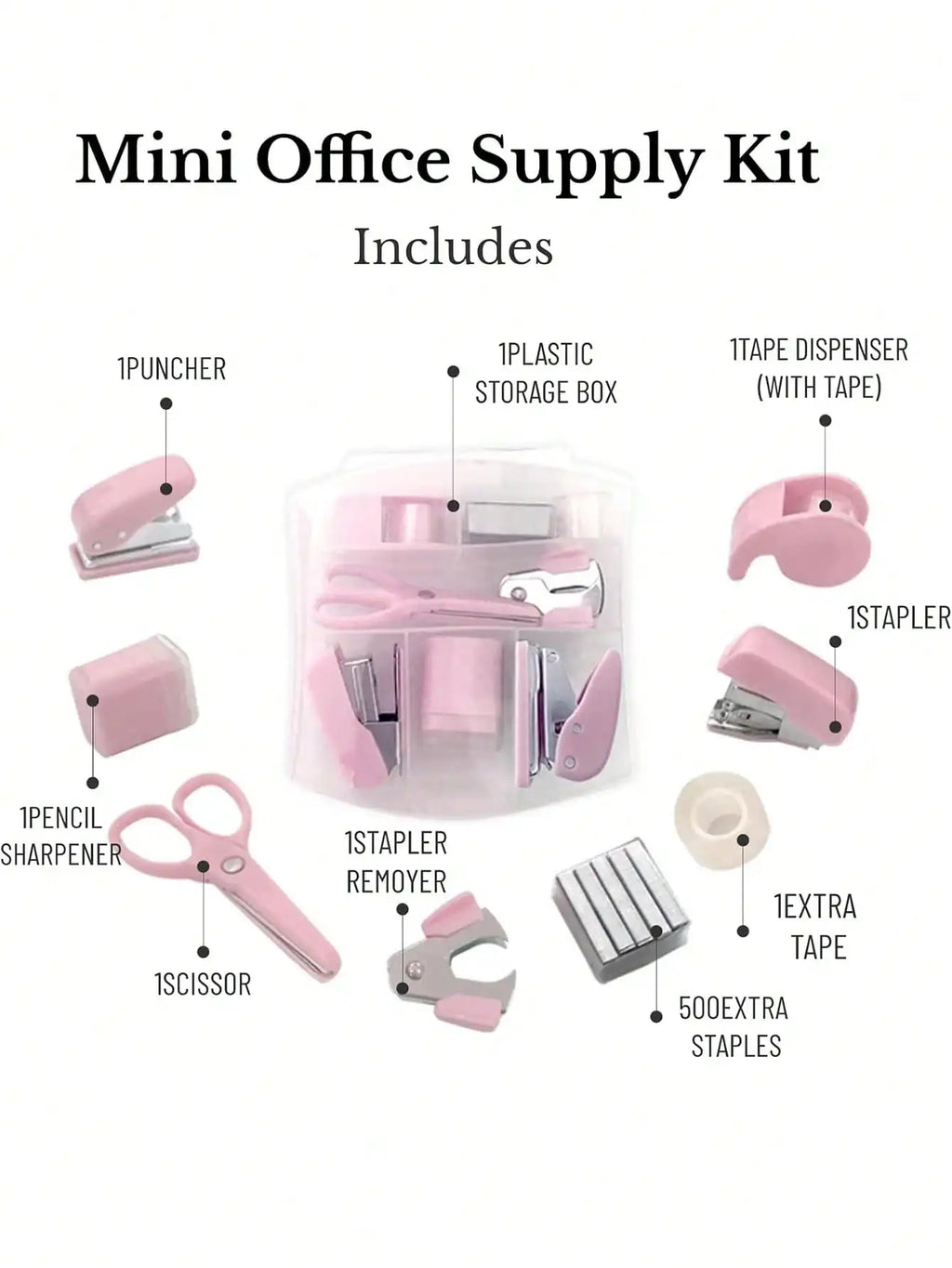 Mini Office Supply Kits Mini School Supplies – includes