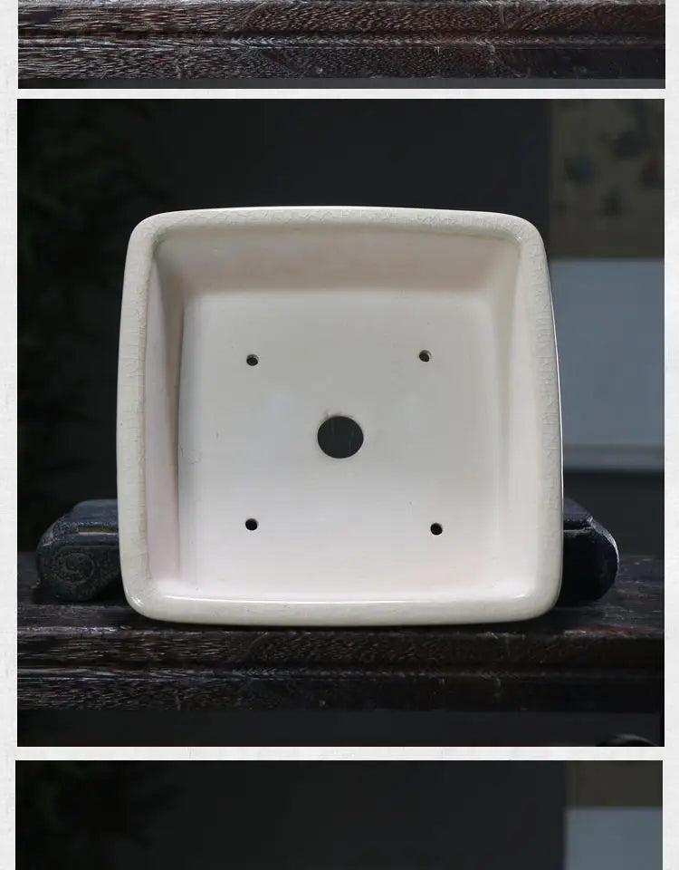 6Size Purple Sand Flower Pot Ceramic Bonsai Pot Handmade Succulent Flower Pot Chinese Landscape Flower Pot Home Decor LE302