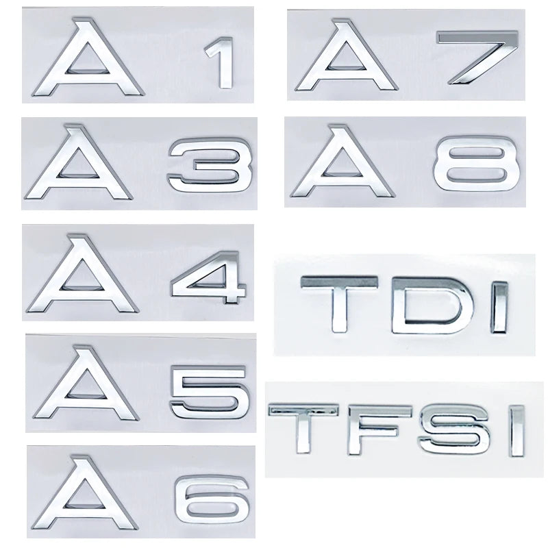 3D ABS Car Logo Emblem Trunk Decals